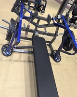 Machine de musculation Iso-Latérale à charge par plaques pour press à la presse plate, équipement de fitness commercial pour la musculation des pectoraux