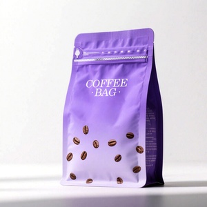 Bolsa de Embalaje de Aluminio Impresa Personalizada para Café en Polvo, 250g 500g 1kg 12oz, Reciclable, con Válvula, Cierre y Fondo Plano, OEM/ODM - Product Image 4