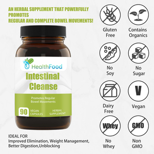 High Absorption Intestinal Cleanse Capsules with Herbal <b>Blend</b> Regulate Bowel Movement Weight Control Capsules Designed - Product Image 3
