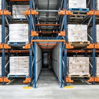Structure de rayonnage anti-décalage à spécifications mixtes pour stockage e-commerce, rayonnage à navette radio pour palettes empilées