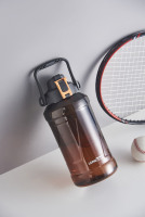 Botella de Agua Deportiva de Gran Capacidad de 2L 2.5L, Libre de BPA, Portátil, a Prueba de Fugas, de Plástico Tritan, con Asa, para Gimnasio, Fitness y Actividades al Aire Libre