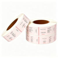 Etiqueta con Código QR, Etiqueta con Logotipo, Etiquetas de Papel Sintético para Decoración de Botellas de Belleza