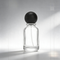 Lot de 100 flacons vaporisateurs de parfum en verre cylindriques mats fantaisie vides de 50 ml avec pompe et boîte
