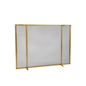 Parafuoco Decorativo in Ferro Battuto Classico, Struttura Robusta, Resistente ai Graffi, Decorazione per Caminetto - Product Image 4