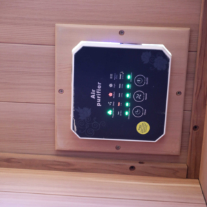 Panel de control informático de madera maciza de sauna de infrarrojo lejano de diseño moderno para uso sanitario - Product Image 3