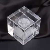 MH-ZZ074 наивысшего качества с украшением в виде кристаллов куб внутри резьба Тадж-пресс-папье