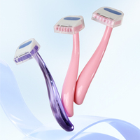 Rasoir à sourcils professionnel à lame inclinée pour femmes, rasoir facial en acier inoxydable pour une coupe précise des sourcils, dermaplaning