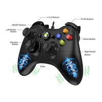 Nouveaux accessoires de jeu, manette de jeu USB, joystick pour PS3, manette de jeu pour PC WIN7 WIN8 WIN10