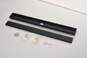 All Copper <strong>Invisible</strong> Concealed Odor Proof Metal Long Shower Drainage Tiles <strong>Inserted</strong> Into Hotel Bathroom Linear <strong>Floor</strong> <strong>Drain</strong> - Product Image 5