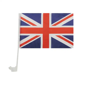 Precio barato de fábrica personalizado 100% poliéster 12x18 pulgadas una o doble cara banderas de <span class=keywords><strong>coche</strong></span> palestinas personalizadas - Product Image 3