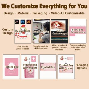 Accessoires <span class=keywords><strong>de</strong></span> crochet, kit <span class=keywords><strong>de</strong></span> crochet <span class=keywords><strong>pour</strong></span> débutants, jouets en peluche en forme <span class=keywords><strong>de</strong></span> vache, kits d'artisanat <span class=keywords><strong>de</strong></span> crochet amusants à faire soi-même <span class=keywords><strong>pour</strong></span> enfants et adultes - Product Image 6