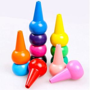 ของเล่นเสริมพัฒนาการเด็กแบบซ้อนนิ้ว สีสันสดใส ล้างออกได้ ปลอดสารพิษ - Product Image 2