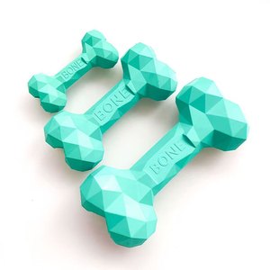 Jouet d'entraînement pour chien en caoutchouc naturel interactif respectueux de l'environnement, en forme d'os, jouets en caoutchouc en forme d'os - Product Image 2