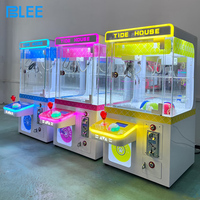 Vente en gros usine : Machine à griffes mini-arcade pour attraper peluches et jouets, à monnayeur et accepteur de billets
