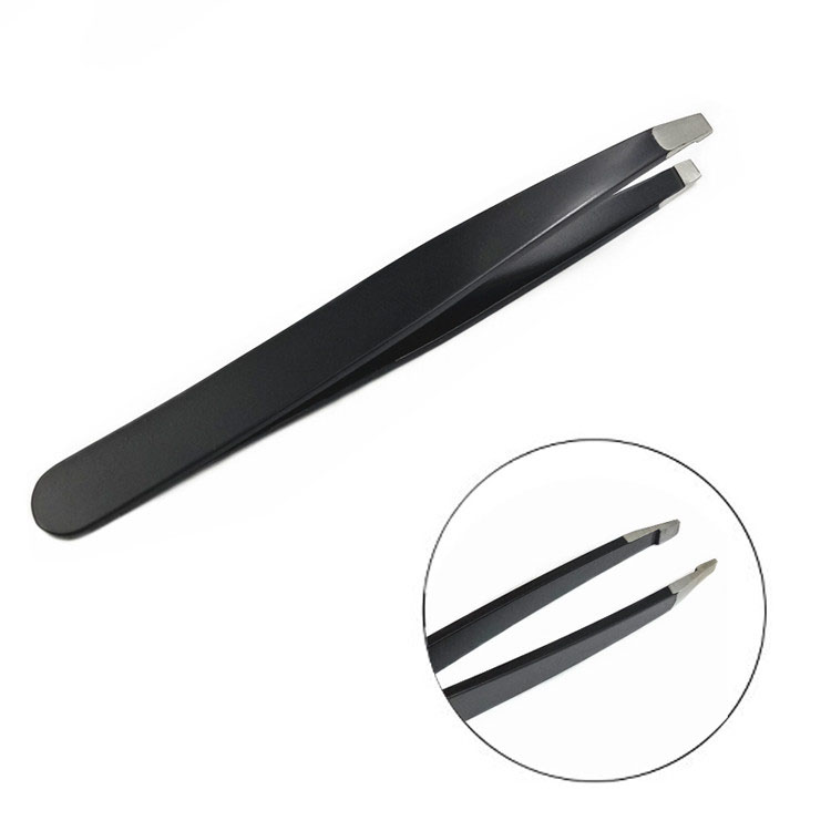 Высококачественный пинцет для бровей из нержавеющей стали с настраиваемым логотипом