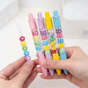 ปากกาเจลรูปแบบกำไลข้อมือน่ารัก DIY ขายส่ง ปากกาพลาสติกสร้างสรรค์สำหรับเป็นของขวัญ พร้อมโลโก้สั่งทำ ปากกาลูกลื่นน่ารักสำหรับงานองค์กร - Product Image 2