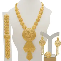 African sets wholesale high quality jewelry necklaces sets gold women jewellery 18k BJW43
