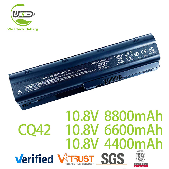 Rechargeable Laptop Battery MU06 6Cell for HP Pavilion G4 G6 G7 G32 G42 CQ42 CQ43 HSTNN-CBOX CQ62 CQ32 MU09 DM4 DV6 HSTNN-LB0W