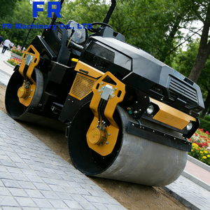 Rouleau compresseur à double tambour 300R, marque chinoise, pour asphalte, vibrant - Product Image 6