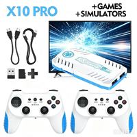 X10 Pro 4K TV Game Stick, Sistema Android de Código Abierto, 128 GB, Controles Inalámbricos Duales de 2.4G