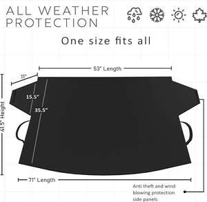 Glace givre et neige couverture de <span class=keywords><strong>pare</strong></span>-<span class=keywords><strong>brise</strong></span> de voiture <span class=keywords><strong>pare</strong></span>-<span class=keywords><strong>brise</strong></span> avant pour camion SUV Van <span class=keywords><strong>pare</strong></span>-<span class=keywords><strong>brise</strong></span> enlèvement de couverture de neige - Product Image 5