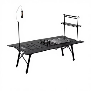 <span class=keywords><strong>Mesa</strong></span> Táctica Modular de Aleación de Aluminio IGT, Altura Ajustable, Placas de Ensamblaje DIY, <span class=keywords><strong>Mesa</strong></span> Plegable Portátil para Acampar, para Barbacoa al Aire Libre - Product Image 5