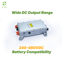 Cargador de Batería Integrado CTS OBC DCDC de 3.3kW/6.6kW 72V, Convertidor DCDC Integrado con Ventilador para Vehículos Eléctricos, Carritos de Golf