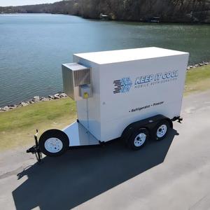 Remolque Refrigerado Comercial, Enfriador Móvil con Control de Temperatura Avanzado, Resistente a la Intemperie, Doble Eje, para Empresas de <span class=keywords><strong>Catering</strong></span> - Product Image 3
