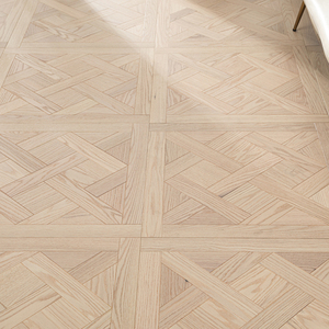 AVANTIMORA Panneaux de parquet en teck multicouche préfinis E0 E1 silencieux brillants de qualité AB 12mm 15mm T&G Versailles pour immeubles de bureaux - Product Image 1