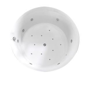 <span class=keywords><strong>Vasca</strong></span> <span class=keywords><strong>da</strong></span> <span class=keywords><strong>Bagno</strong></span> Rotonda Doppia Smart con Idromassaggio e Massaggio a Bolle, <span class=keywords><strong>Vasca</strong></span> Termostatica in Acrilico per Casa, Hotel, B&B, Uso Adulti - Product Image 5