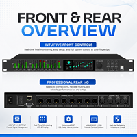 Processeur audio DSP Crossover LD448, processeur de haut-parleurs professionnel, équipement audio, système audio numérique professionnel