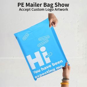 Bolsa de Correo de Plástico Biodegradable de Almidón de Maíz, Nuevo Diseño Ecológico, Bolsa de Correo con Impresión Personalizada para Empaque - Product Image 4