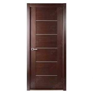 Puerta abatible de madera abatible para dormitorio interno clásico, puerta abatible de madera pintada para dormitorio americano - Product Image 3