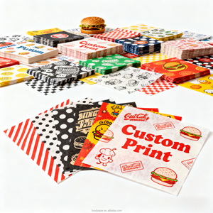 Custom Logo Printed Brown Kraft <b>Paper</b> Sheets Food Grade Greaseproof Eco Friendly Packaging - Product Image 1