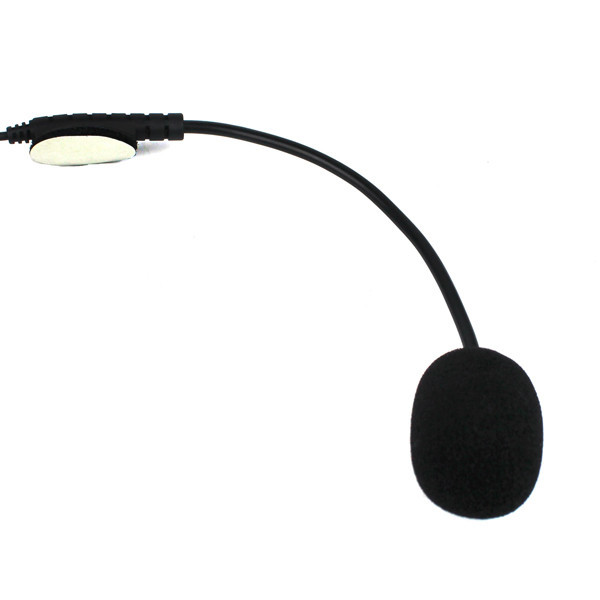 Oreillette Radio Sécurité 2 Broches Avec Micro PTT Tactile - Compatible Baofeng Kenwood Retevis