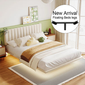 <span class=keywords><strong>Gambe</strong></span> Sospese per Letto, Accessori di Supporto per Camera da Letto, <span class=keywords><strong>Gambe</strong></span> Moderne a T in Metallo Nero per Rialzo Letto, Hardware - Product Image 3