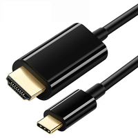 Cable USB Tipo C a HDMI HDTV 4K 60Hz 1.5m, Adaptador Tipo C a HDMI