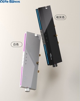 Olife Banos Nieuw Design Badkamer Gunmetal Wit Kleur Blauw Led Licht Piano Key Douchekop Kraan Warm Koude Douche Set
