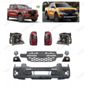 ชุดแต่งกันชนหน้า ไฟหน้า และชุดแต่งรอบคัน LuckinAuto สำหรับ <span class=keywords><strong>Ford</strong></span> Ranger 2022 รุ่น XL/<span class=keywords><strong>XLS</strong></span> เพื่ออัพเกรดเป็นชุดแต่ง RANGER WILDTRACK - Product Image 1
