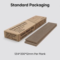 10mm Heavy Duty Laminaatvloer E0-klasse Natuurlijke Houtstructuur Eikenhouten Vloer voor Projecten