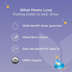 Gummies de sommeil bio véganes à marque privée OEM/ODM pour enfants, sans sucre, pour un sommeil profond et réparateur, avec mélatonine - Product Image 5