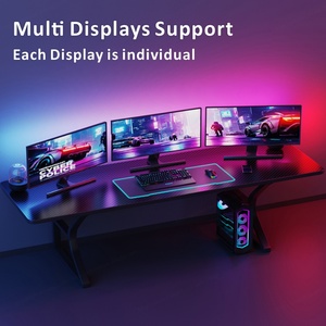 أضواء RGB ذكية لأجواء الألعاب، شريط LED RGBIC متزامن مع شاشة الكمبيوتر، 8 مم، 24''، 27''، 32''، 34''، إضاءة خلفية USB - Product Image 4