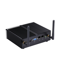 Qotom PC industriel Celeron 3217U processeur double cœurs 1.8GHz VGA conception sans ventilateur Mini PC
