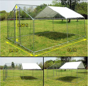 Offre Spéciale Fourni Personnalisable Animal Cage <span class=keywords><strong>Run</strong></span> Walk-in Volaille Cage Poulailler Grand Tôle Poulailler Grande Ferme - Product Image 6