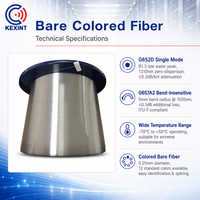 KEXINT 0.25mm G657A2 G657A1 G652D Single-mode Multi-mode Coloring Bare Cable Color Glass Optical Fiber