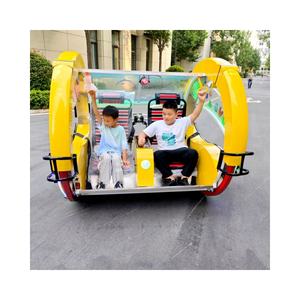 Voiture lumineuse carrée à roulettes, équipement d'amusement, voiture Leba, parking, minuterie, centre commercial, voiture joyeuse, double lumineuse, parent-enfant - Product Image 3