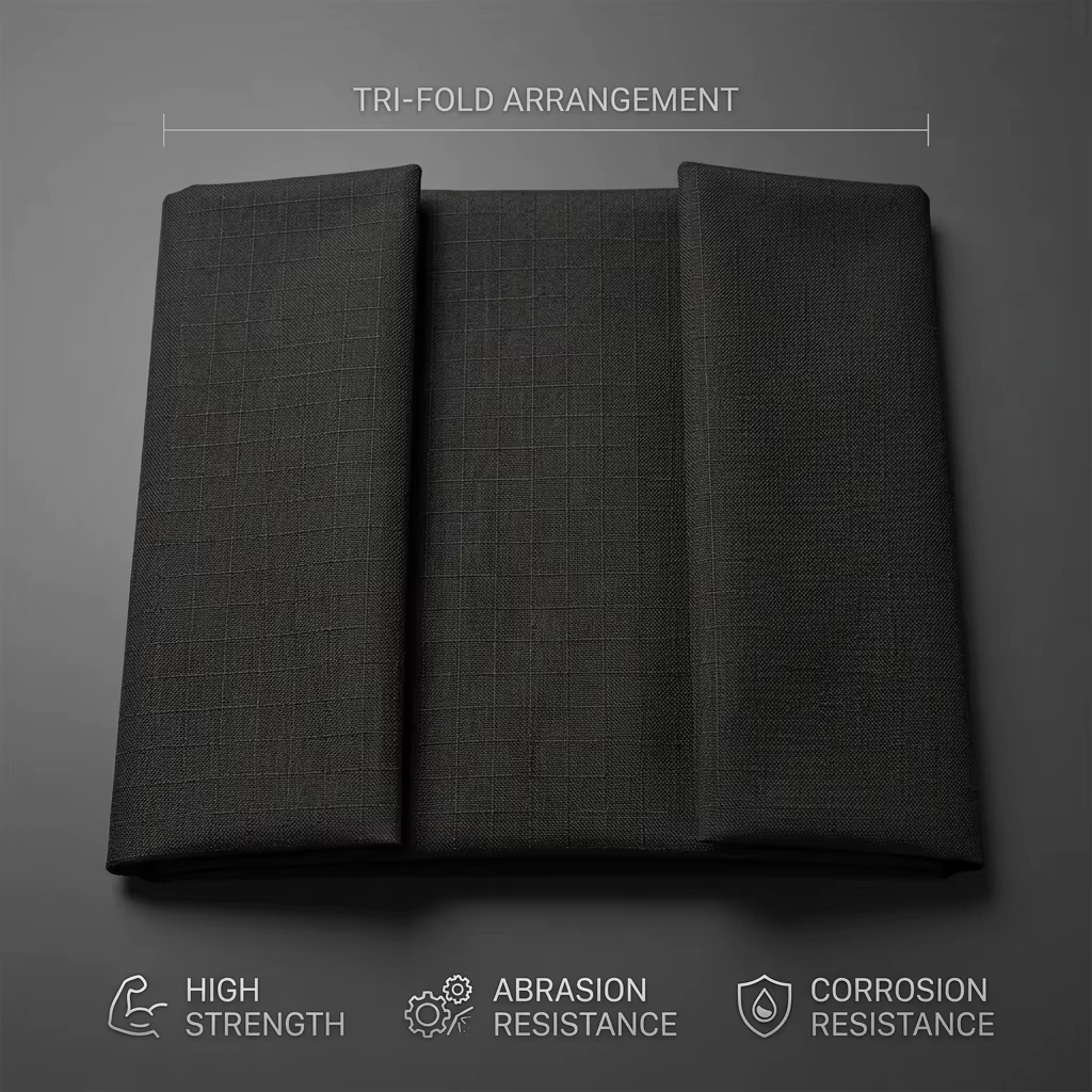 210D Oxford Fabric Woven Nylon 66 FDY Plain & Ripstop High Tenacity Waterproof PA66 For Bag Tent Luggage