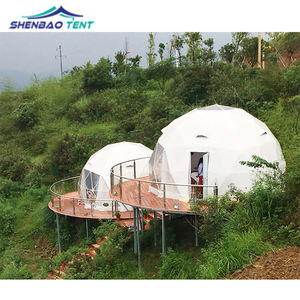 Tienda de cúpula de PVC para hotel, carpa de lujo con sujeción geodésica para exteriores - Product Image 1