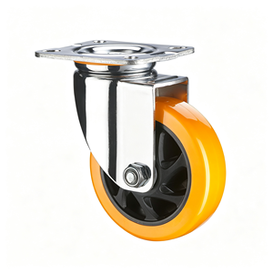 FloorSafe Premium Soft Rubber/Polyurethane/Nylon Iron Steel Furniture Wheels <b>Swivel</b> Dual Locking Brakes Cribs <b>Tables</b> Cabinets - Product Image 1