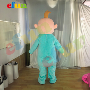 Efun MOQ 1 pieza personalizado caminar Cosplay bebé niña niño mascota disfraz personaje de dibujos animados Coco JJ bebé melón mascota disfraces para adultos - Product Image 6